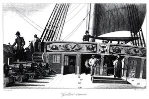 Aftercastle of the Frigate Méduse by Ambroise Louis Garneray